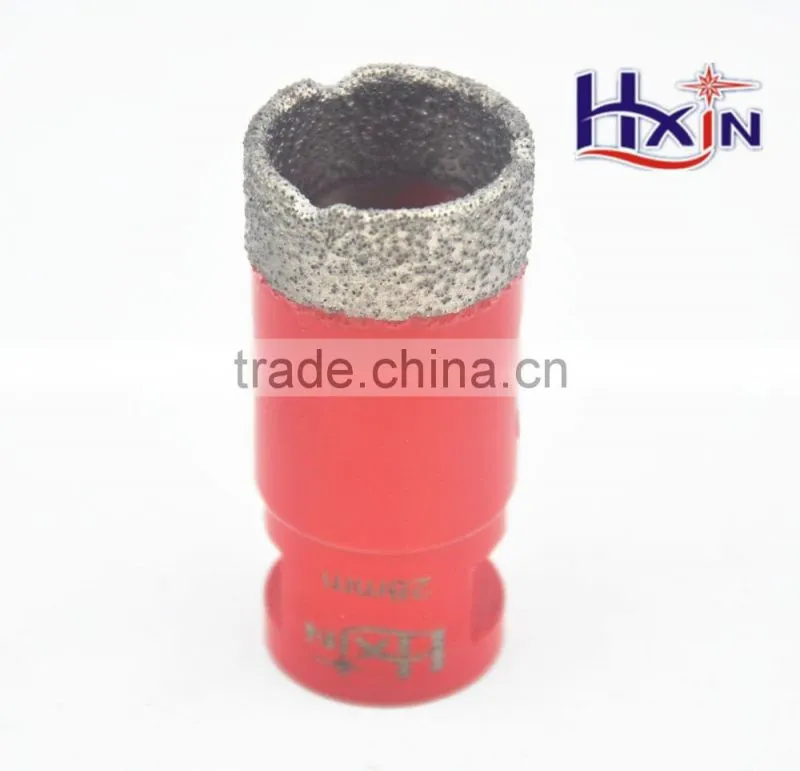 Vacuum Brazed Diamond hole saw / Diamond drill bits 12mm