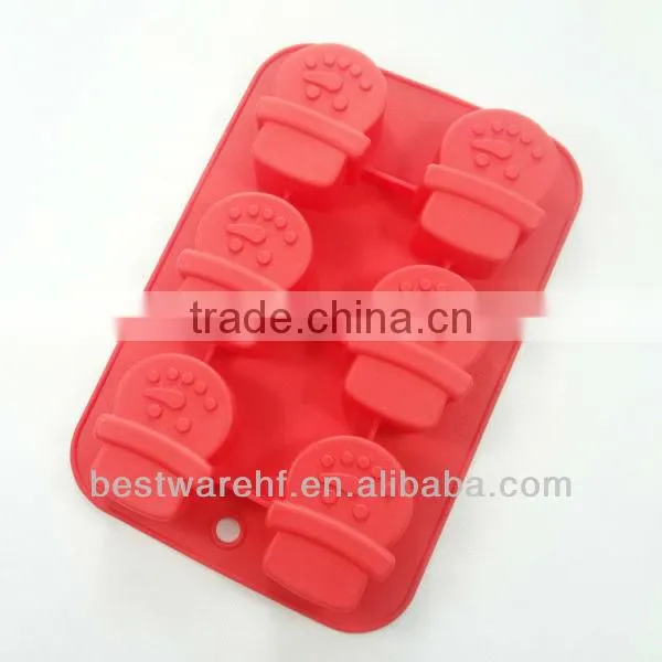Snowman baking mold | silicone muffin pan | silicone cake moulds