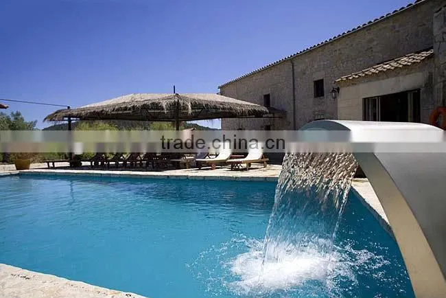 Modern Design Outdoor Pool Shower waterfall fountains
