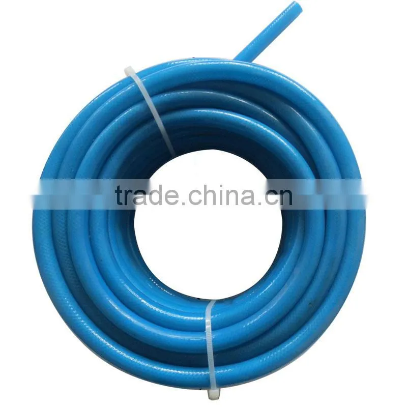 long service life and free to flex yarn hose pu 10mm*6.5mm blue used for industry for garden hose
