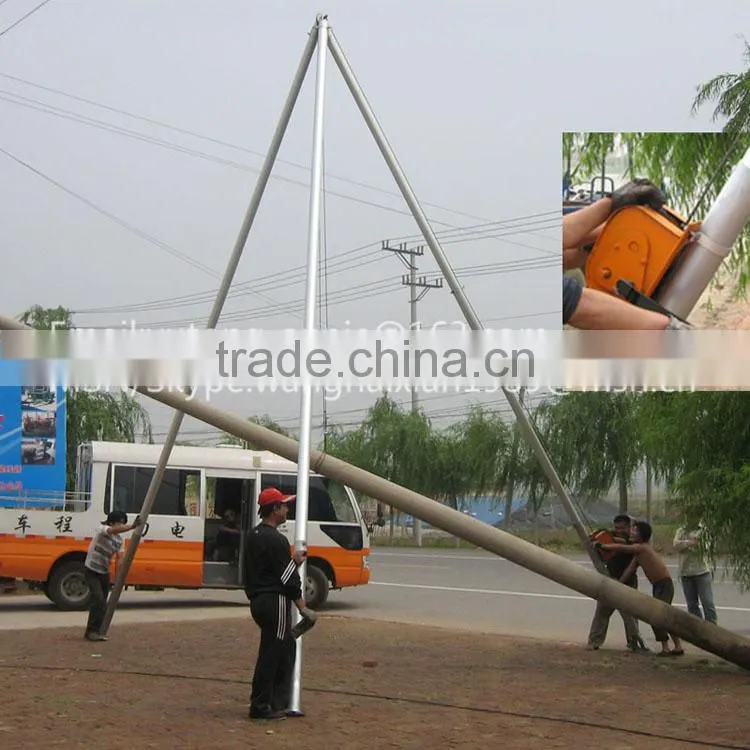 erecting pole /round pole machine