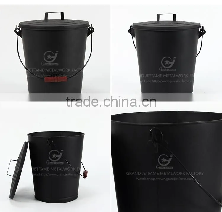 fireplace tools coal bucket high quality oem service metal coal bucket