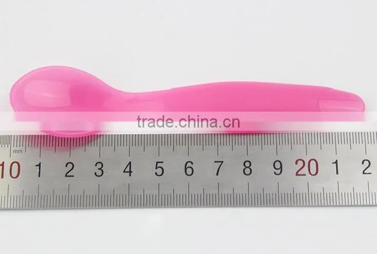 Factory sale soft PP baby spoon with fork baby spoon Tableware set
