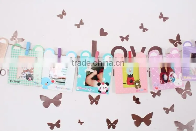 10pcs/set 3Inches Fancy Wall Hanging Baby Photo Picture Frame
