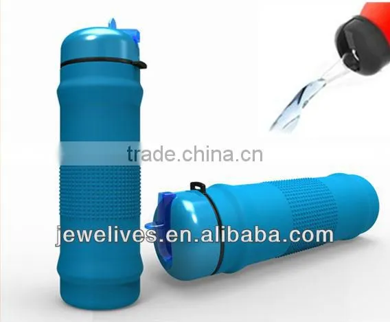 Anti-slip dot silicone 1.5 liter insulated kids water bottle