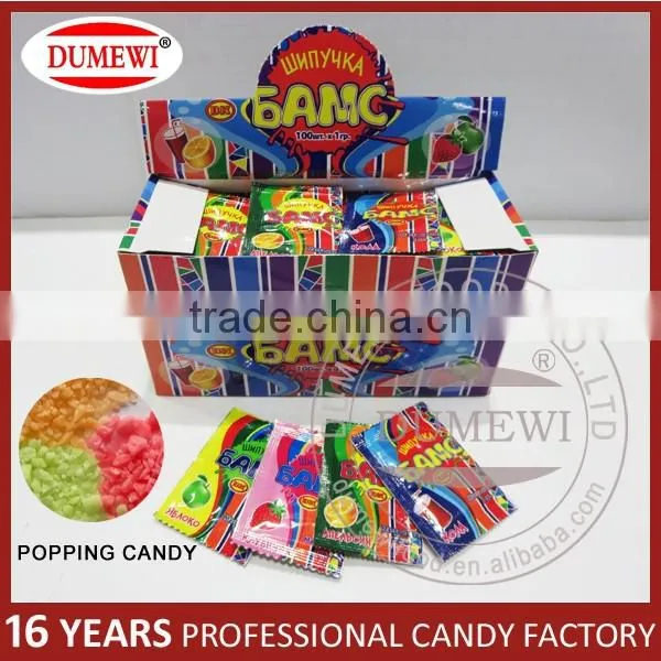 OEM KOSHER Jumping Fruit Popping Candy Sweets