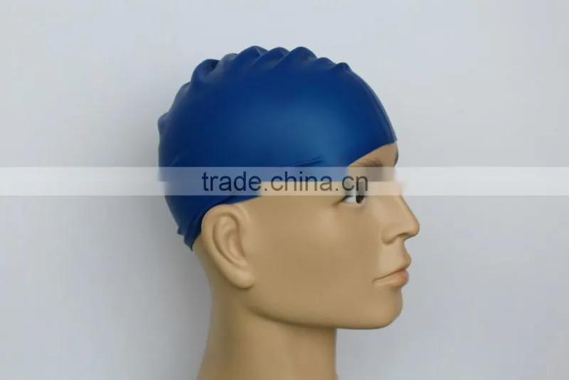 Summer Diving Promotional Swimming Cap,Customized Silicone Swim Cap with National Flag