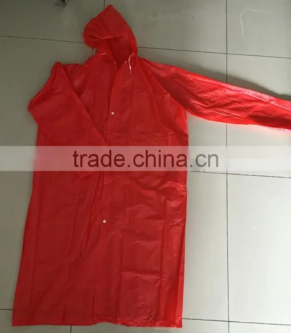 pvc vinyl adult raincoat/yellow pvc raincoat
