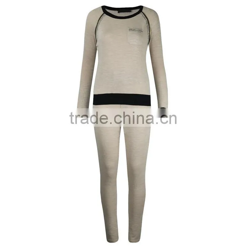 Diamante Sweatshirt Jogging Womens Tracksuit