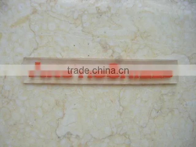 Customed pvc rubber patches for clothing