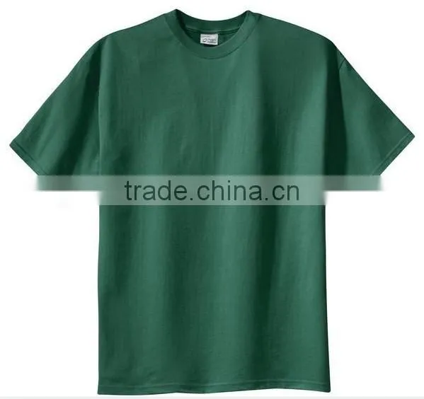 180g 100% cotton tubular t-shirt, high quality solid color t-shirt custom logo printing