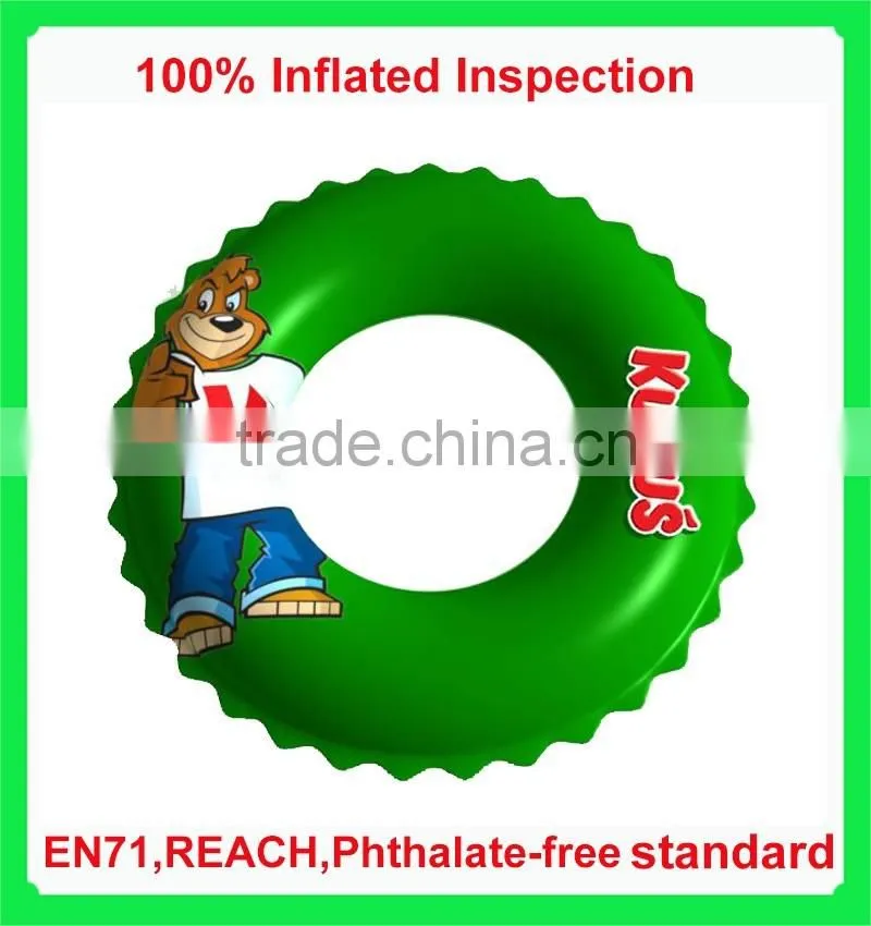 customised printing logo inflatable swimming circle