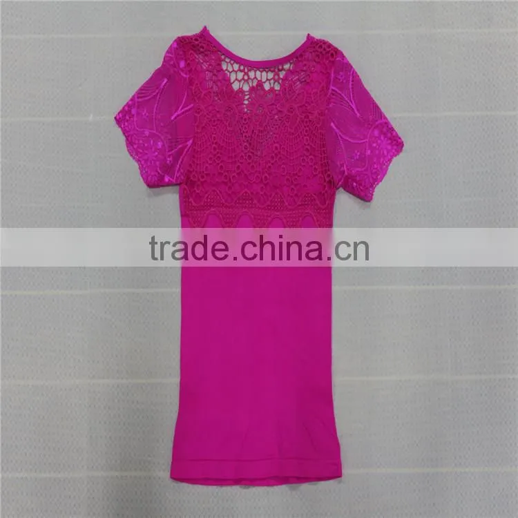 2015 New Style Ladies seamless t-shirt clothes