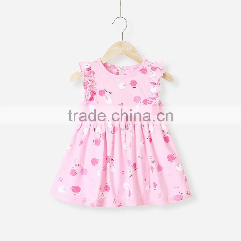 Mom and bab 2017 summer baby children clothes girl nice dress party wear factory price
