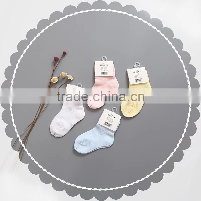 Summer thin section baby socks cotton 0-24 months newborn baby wear