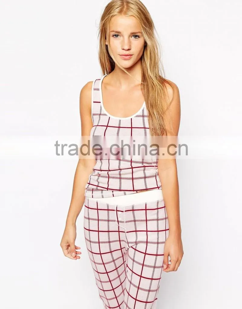 cheap tank women pyjamas set