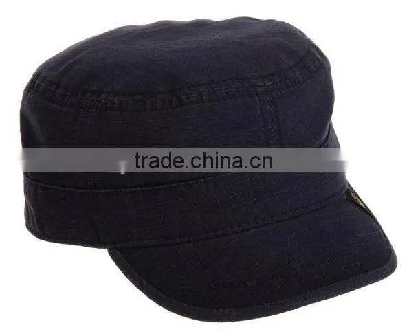 Custom black military hat diy caps and hats