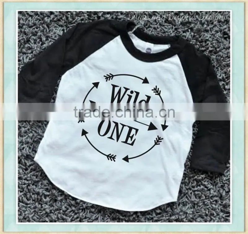 ruffle raglan brown long sleeve t shirt girls valentine elephant love applique shirt