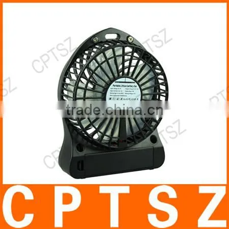 Fashion Summer Cool Super Wind Portable Lithium Battery Fan ABS Material with Portable USB Cable