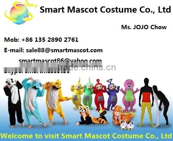 SM428 life size walking soft plush giraffe mascot with clear visual long neck cartoon Melman giraffe mascot