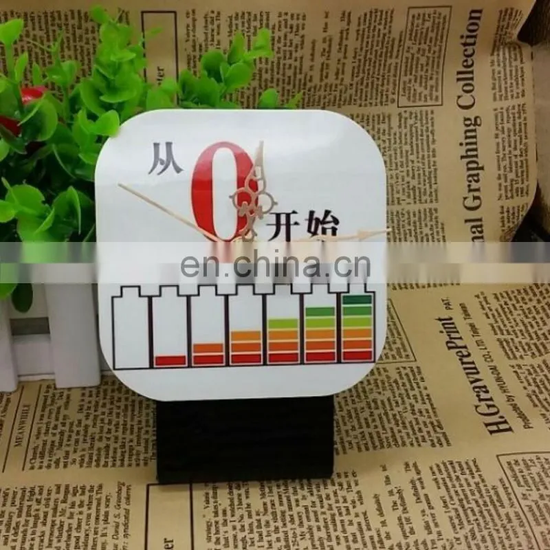 China customize cheap MDF 10cm square Wall Clock dial