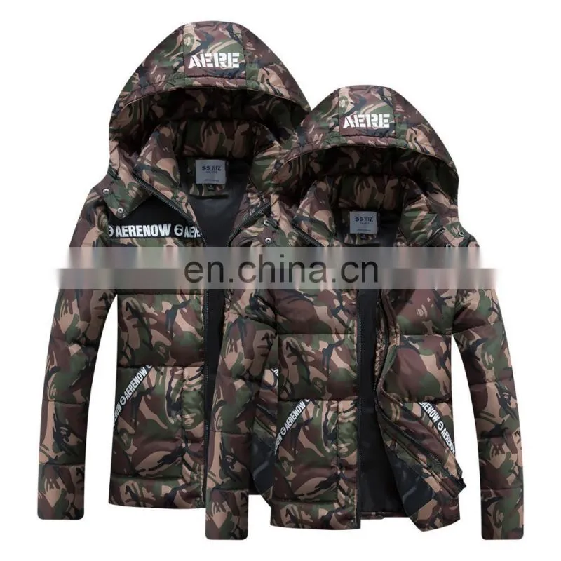 Hot Sale Men Camo Jacket 100% High Quality Cotton Camo Jacket Men