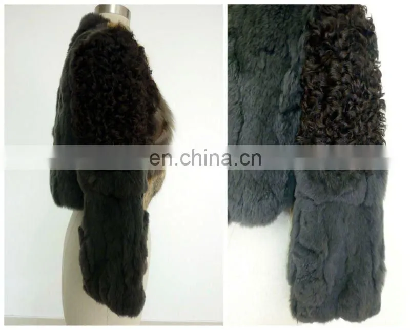 2012 new item short mink fur coat for girl