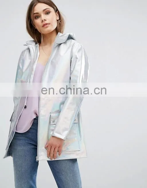 Colorful long slim long outdoor sports custom jacket women