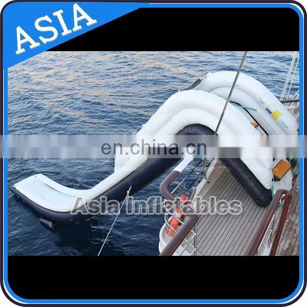 High quality Giant Inflatable Water Slide for Yacht/Mega Inflatable Water Slide in sea/Customized Inflatables Slide for Yacht