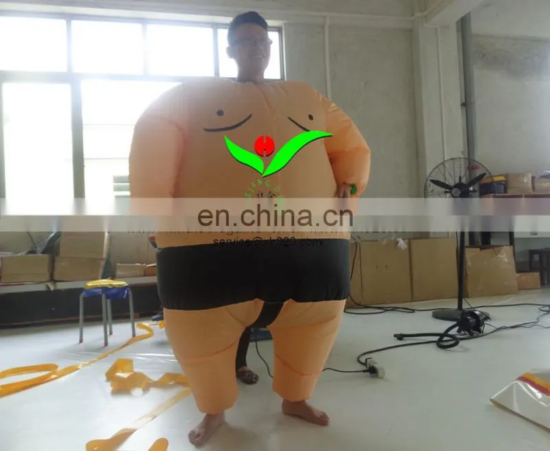 Funny festival Oxford Cloth inflatable adults sumo suit clothes