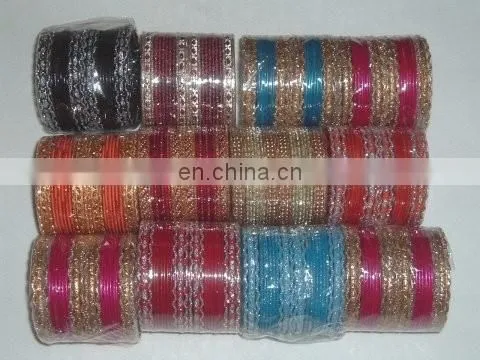 One gram gold plated bangle set - South india gold plated kada set - Wedding wear bangles - Wholesale traditional bangle