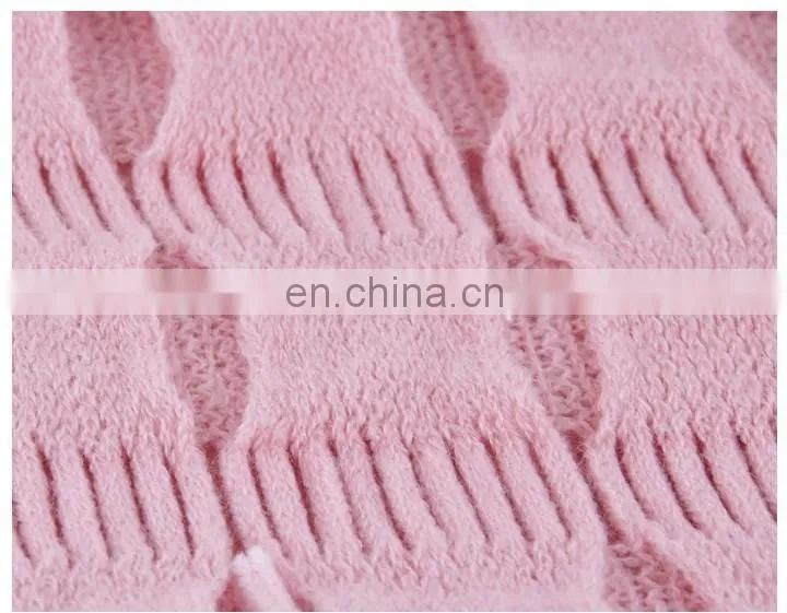 wholesale hot sell street fashion style mix color knit loop scarf with tassel