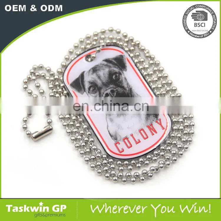 Low price custom metal Male Couple Aluminum Antique 3D dog tag