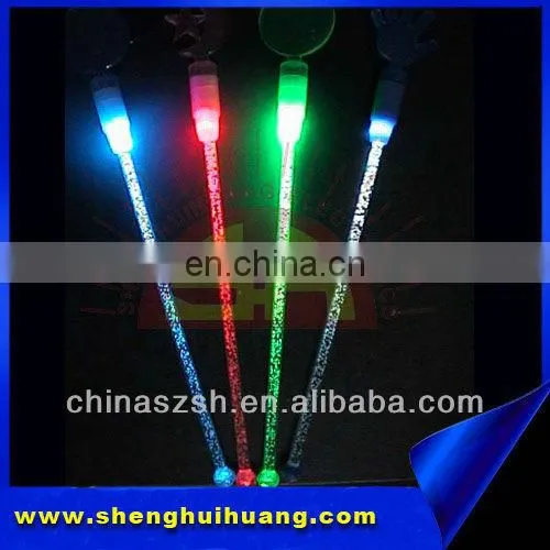 Bar item plastic glowing light up LED cocktail stirrers for New Year