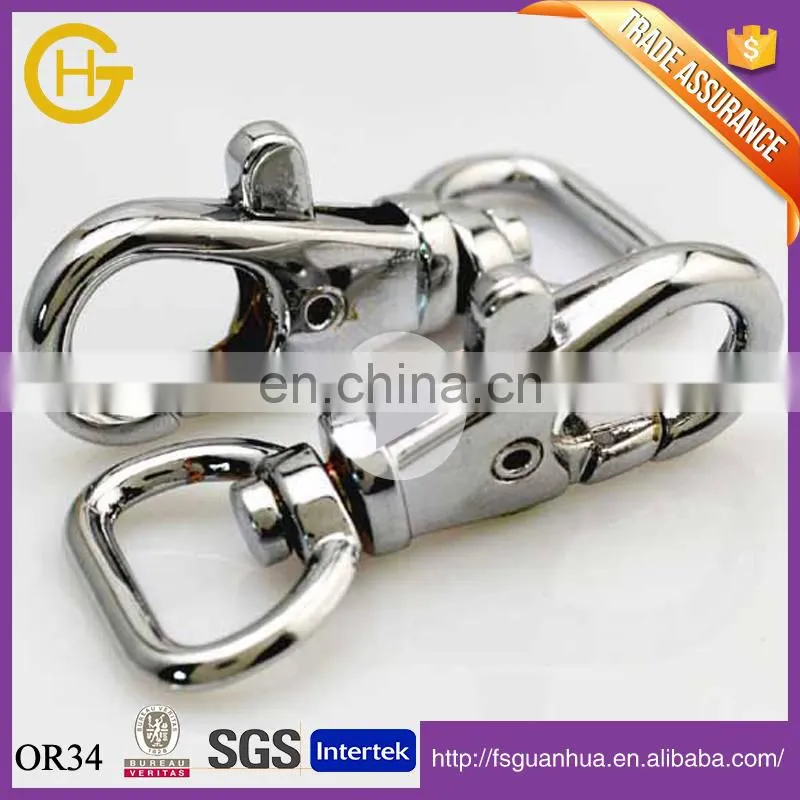 Shiny Silver Zinc Alloy Big Metal Adjustable Buckle