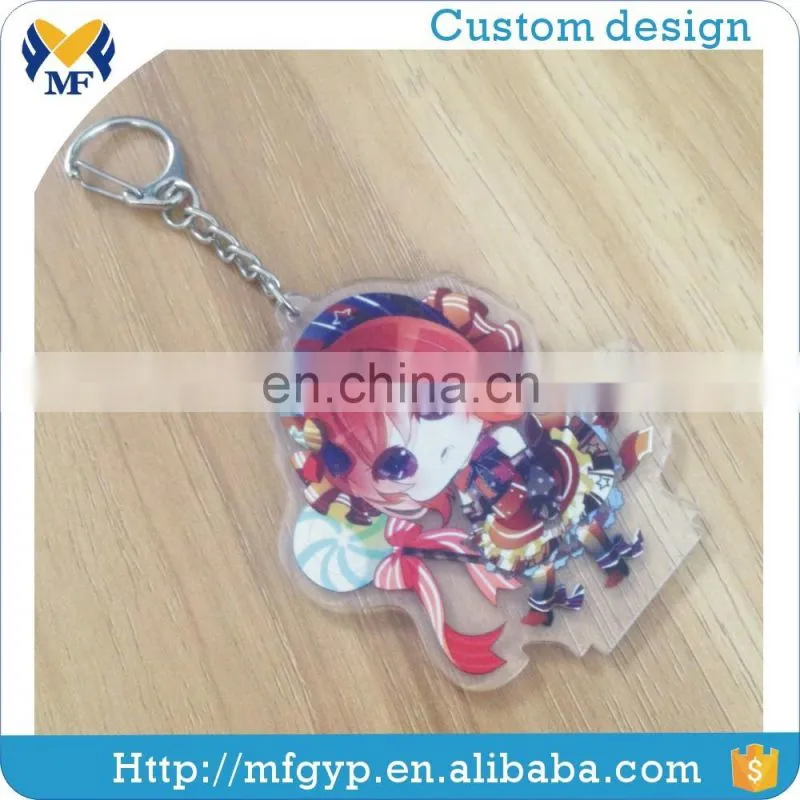 Made in China promotional metal square keyring