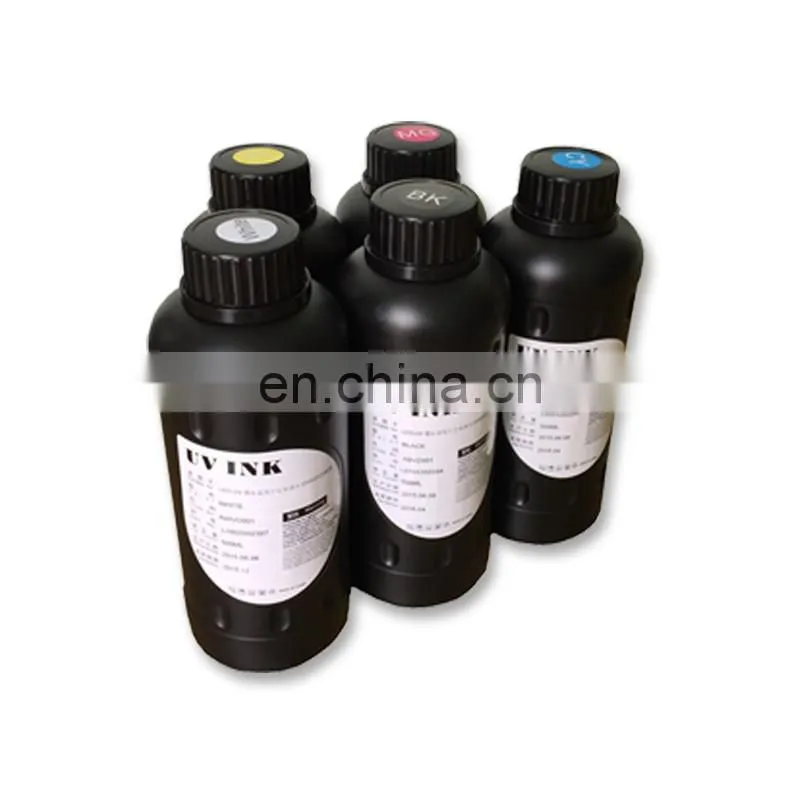 LED UV Ink for Inkjet Printer, Printing for Hard & Soft Material