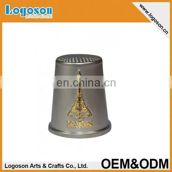 Top quality custom design metal gift collection souvenir thimble