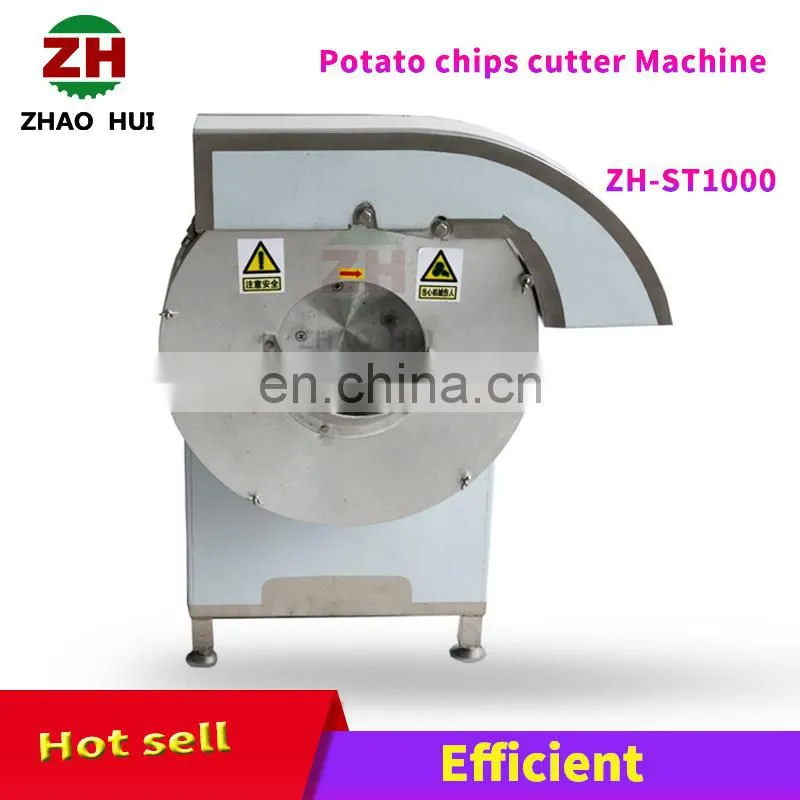 Auto Potato Chips Making Machine / French Fries Stainless Steel Potato Stick Cutting Machine