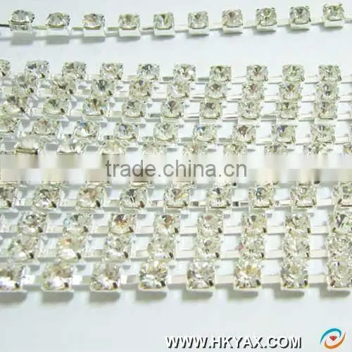 china sew on cup chain stones factory, high quality cup chain stones sew on;sew on cup chain stone