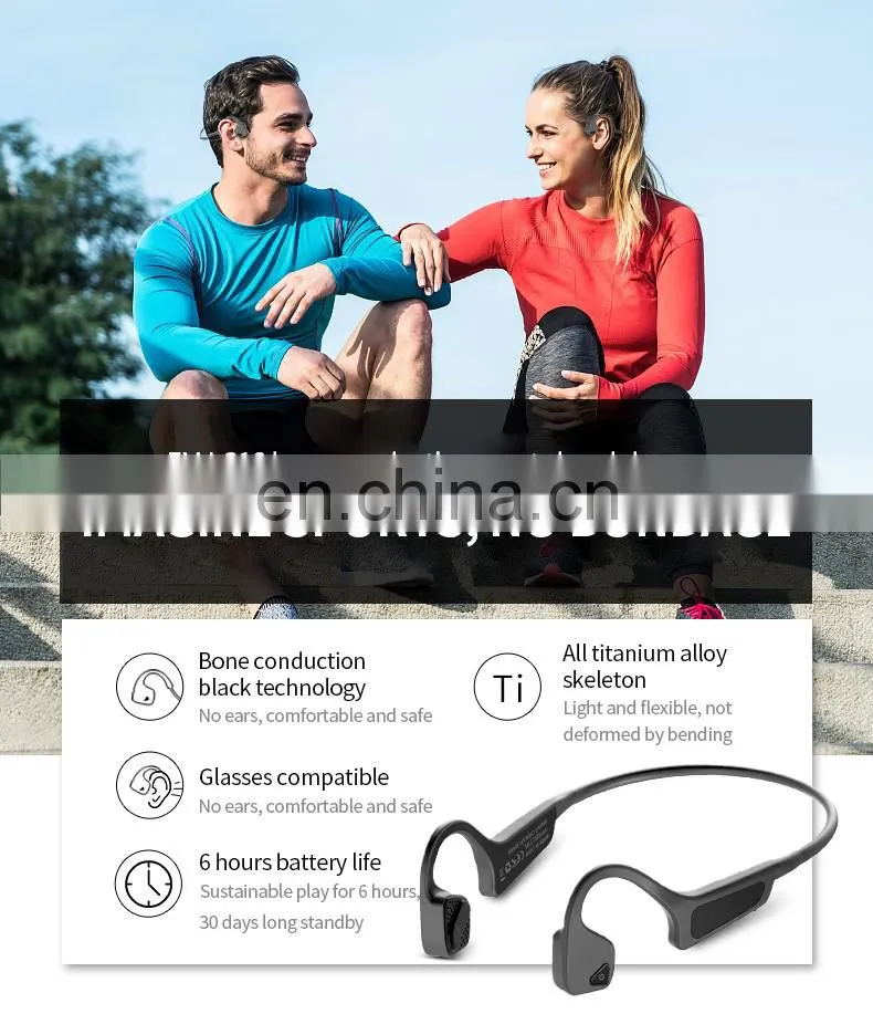 2020 Hot Sales Bone Conduction Headset Wireless Headphone Waterproof Sport Bone Conduction Earphone Factory