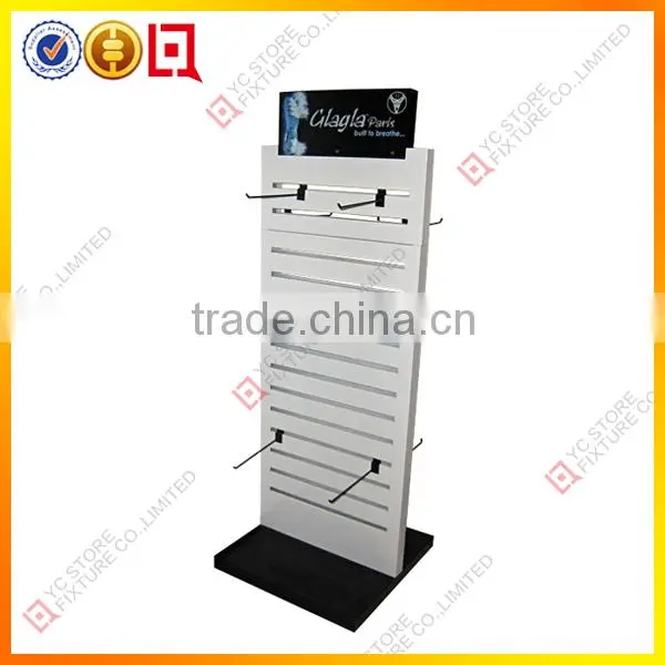 Metal hanging double-sided display rack