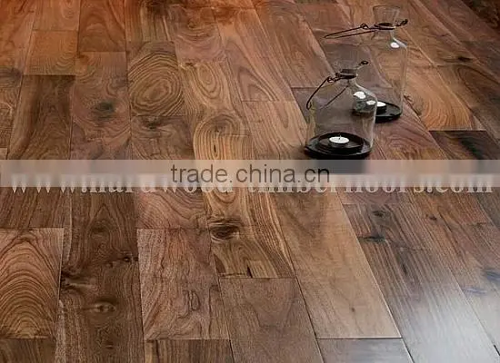 high quality wood flooring American walnut finished