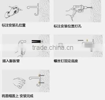 Wesda Stainless Steel Coat Hooks Wall Mounted D025