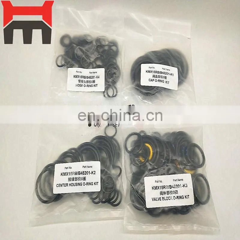 KMX15RB Control Valve SEAL KIT for Sany SY305LC SY335LC Excavator Main Control Valve Spare Parts Rubber Online Support Provided