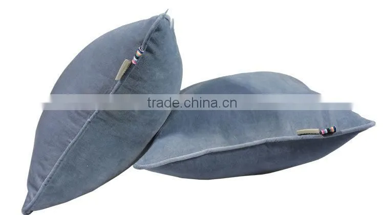 velvet cushion for leaning on