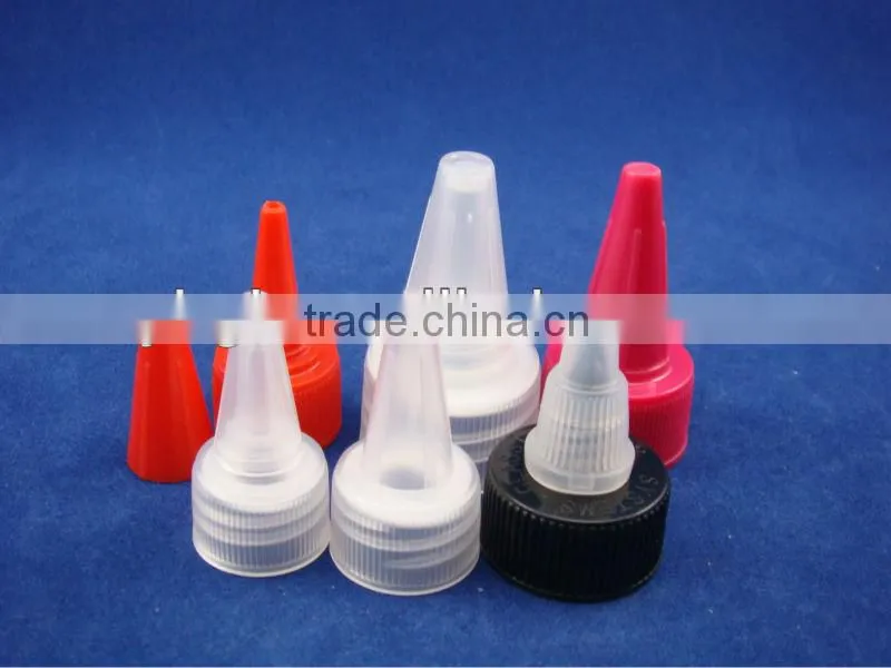 PP black or red twist top cap