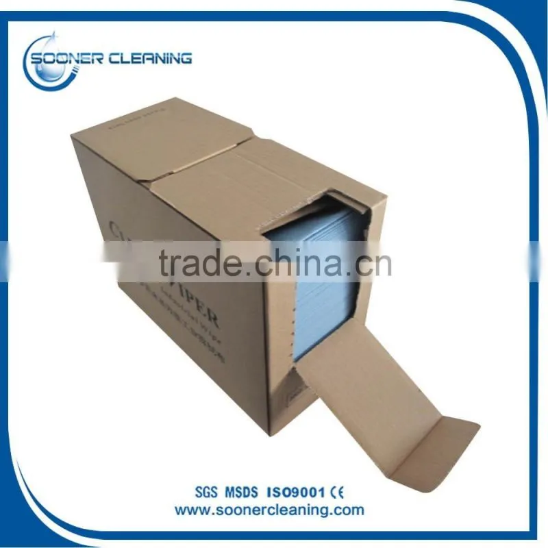 Blue Industrial Wipe Towel