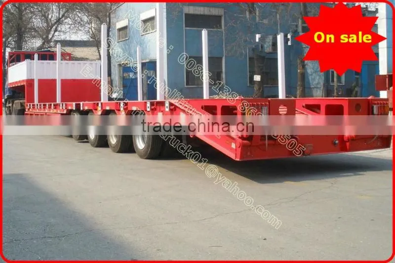 low bed semi trailer