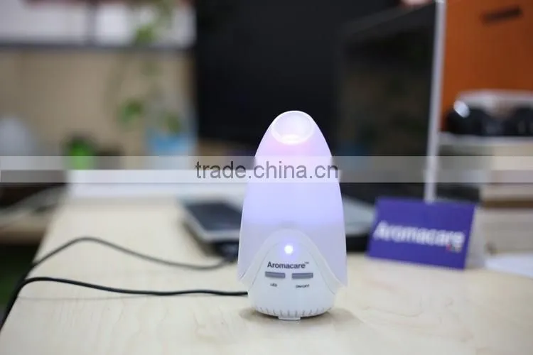 Mini Capacity 50ml USB Aroma Diffuser 7 colors LED lights Ultrasonic Diffusers For Essential Oils